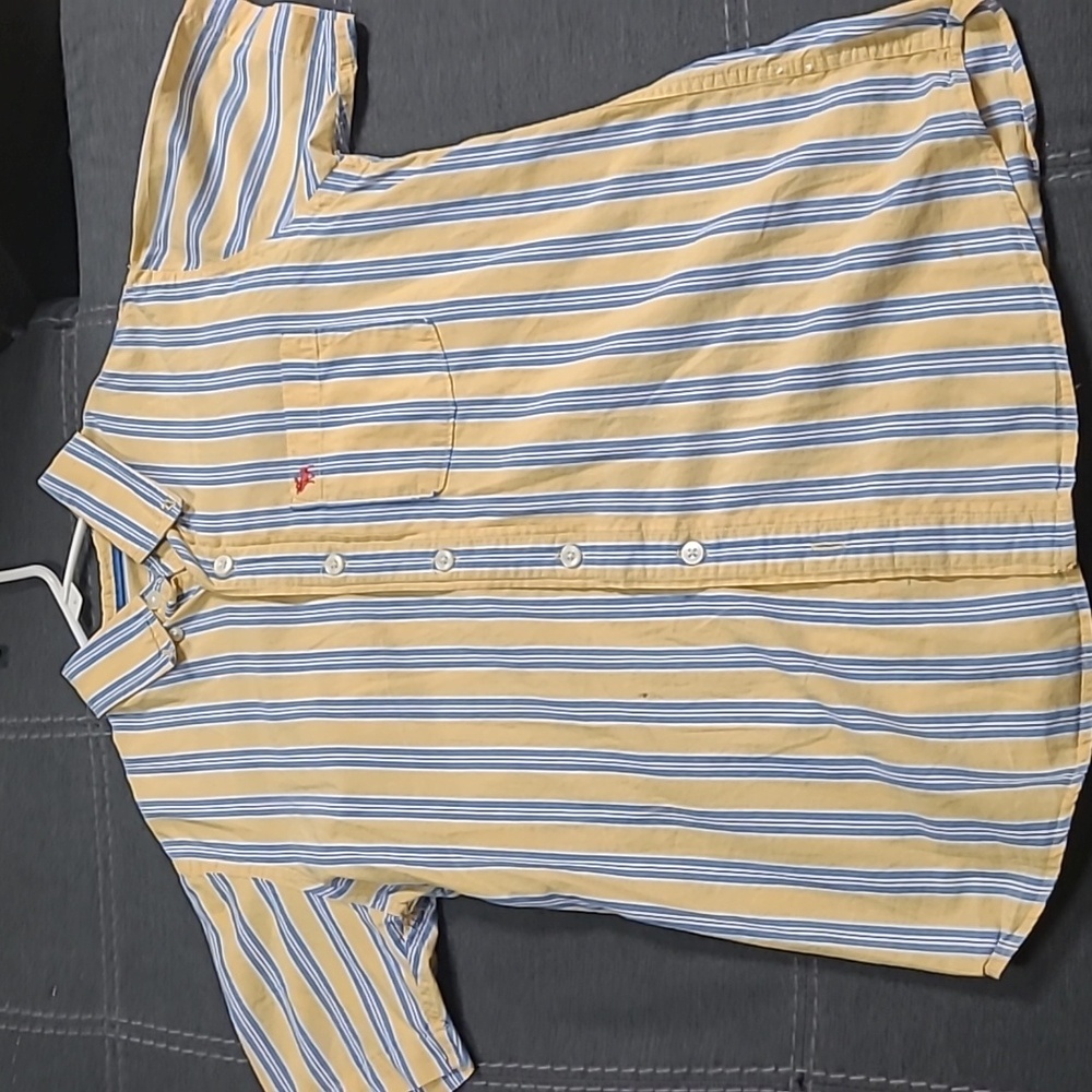 Abercrombie boys short sleeve button up